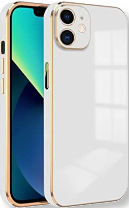 bodycell gold plated thiki silikonis apple iphone 11 white