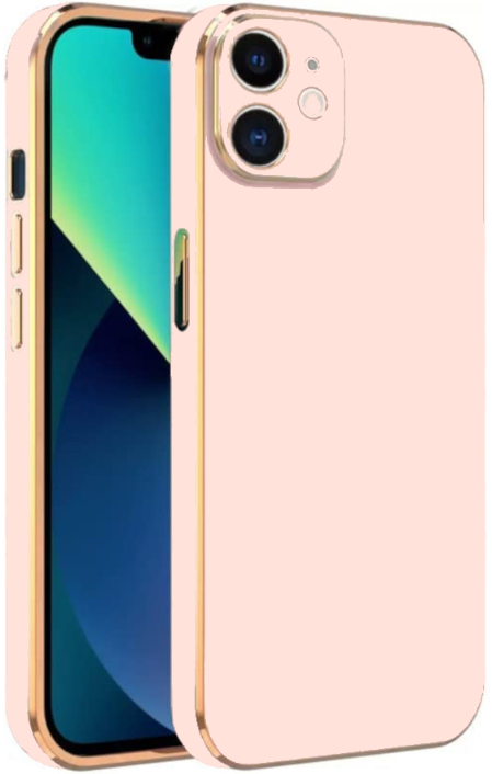 bodycell gold plated thiki silikonis apple iphone 12 pink 2