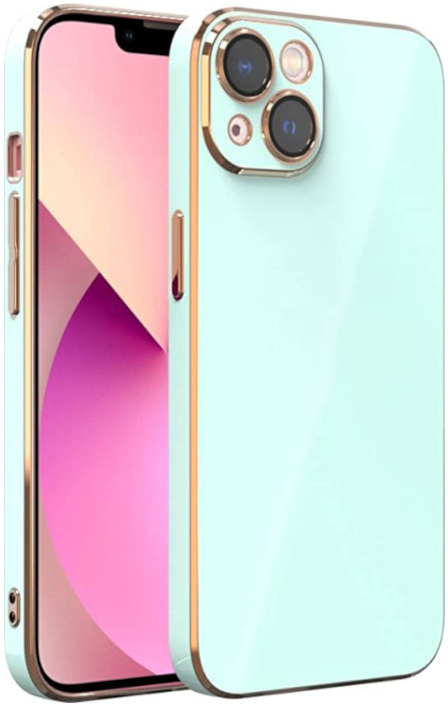 bodycell gold plated thiki silikonis apple iphone 13 mint green