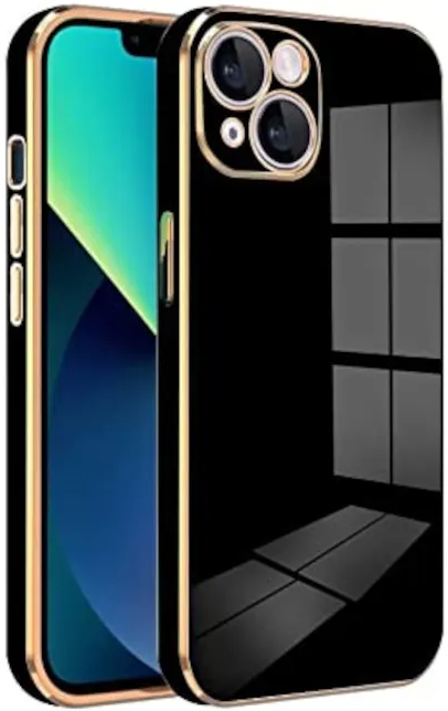 bodycell gold plated thiki silikonis apple iphone 14 black