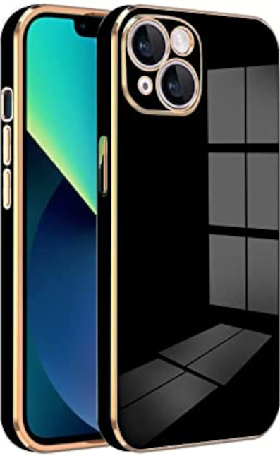 bodycell gold plated thiki silikonis apple iphone 14 plus black