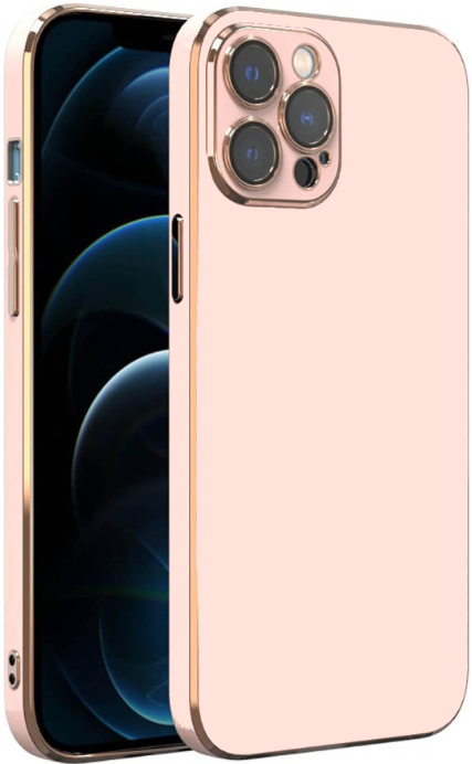 bodycell gold plated thiki silikonis apple iphone 14 pro pink 1