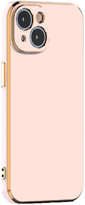 bodycell gold plated thiki silikonis apple iphone 15 pink 1