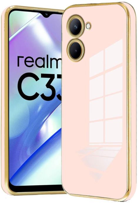bodycell gold plated thiki silikonis realme c33 pink 1 bodycell gold plated thiki silikonis realme c33 pink 1