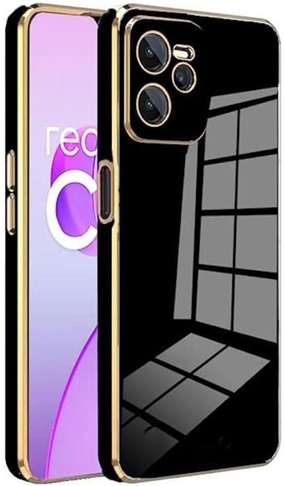 bodycell gold plated thiki silikonis realme c35 black