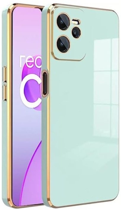 bodycell gold plated thiki silikonis realme c35 mint green
