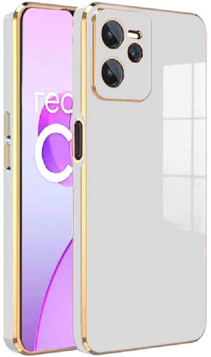 bodycell gold plated thiki silikonis realme c35 white 1
