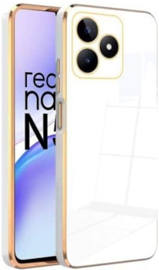 bodycell gold plated thiki silikonis realme c53 narzo n53 white