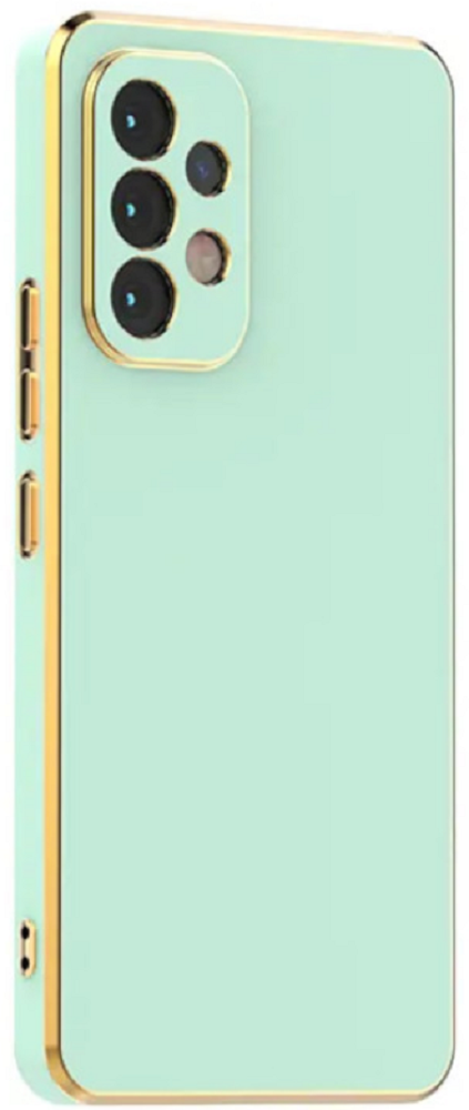 bodycell gold plated thiki silikonis samsung galaxy a 72 mint green