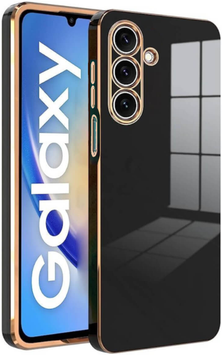 bodycell gold plated thiki silikonis samsung galaxy a05s black 1