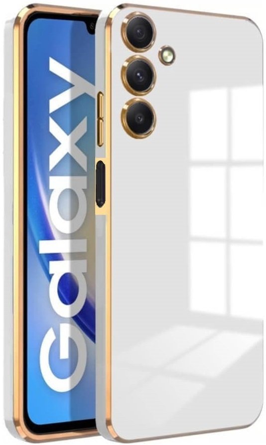 bodycell gold plated thiki silikonis samsung galaxy a25 white