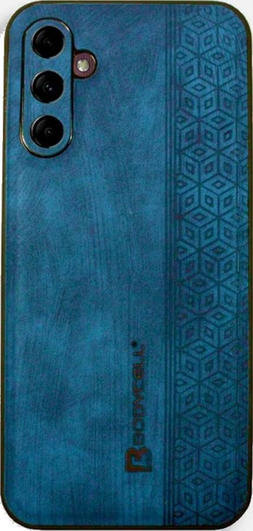 bodycell pattern leather skliri thiki samsung galaxy a14 blue 4