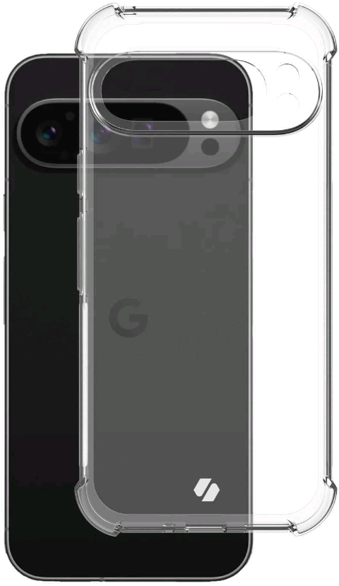 diafani thiki silikonis google pixel 9 pro xl spacecase anti shock 1mm clear 8