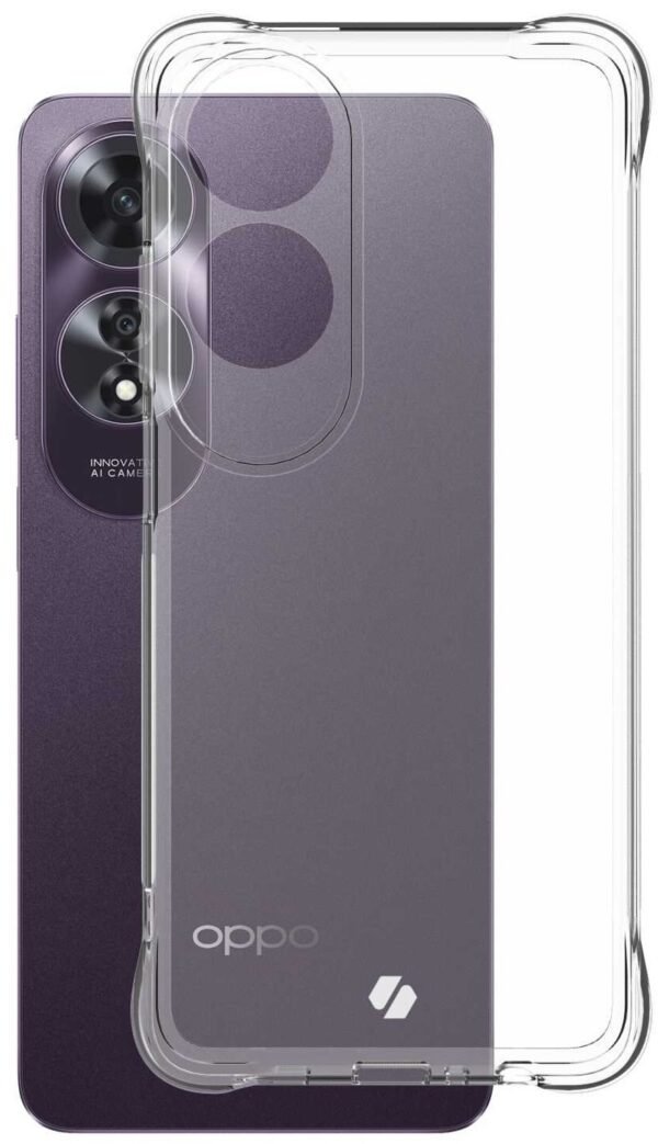 diafani thiki silikonis oppo a60 spacecase anti shock 1mm clear 3