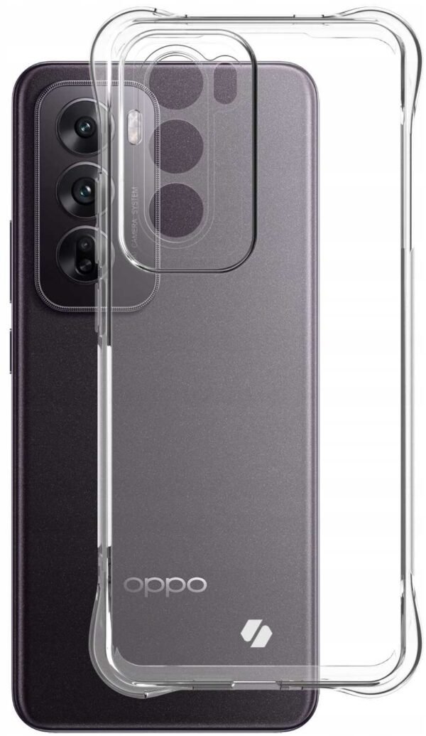 diafani thiki silikonis oppo reno12 spacecase anti shock 1mm clear 4