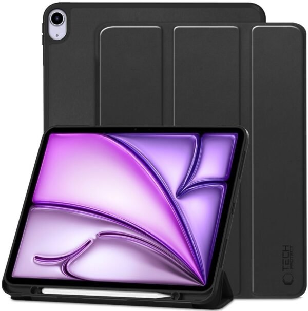 flip thiki me ypodoxi gia apple pencil apple ipad air 13 inches 2024 tech protect sc pen smartcase black