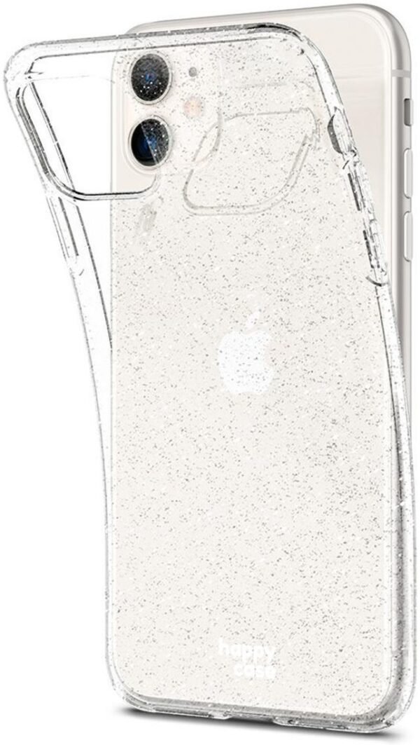happy case diafani thiki silikonis apple iphone 11 glitter print