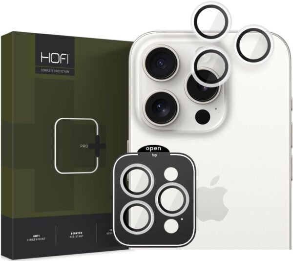 hofi camring pro plus antixaraktiko gyali prostasias gia fako kameras apple iphone 15 pro iphone 15 pro max clear