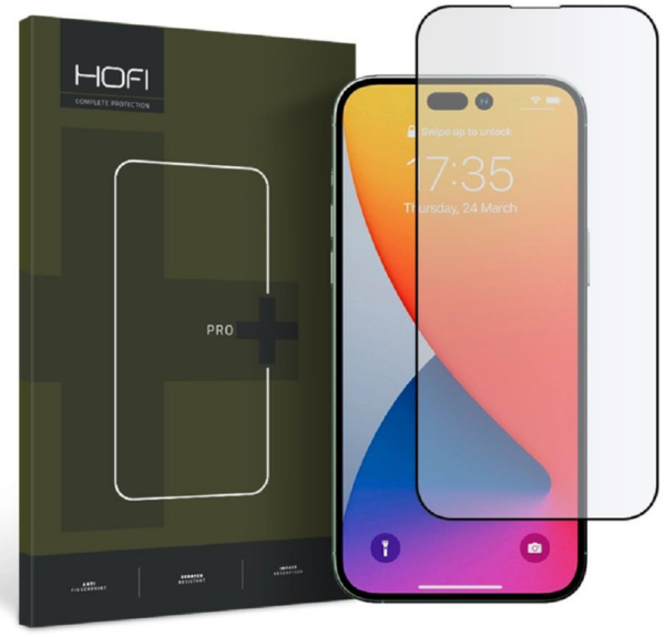 hofi premium pro plus tempered glass antixaraktiko gyali othonis apple iphone 14 pro black