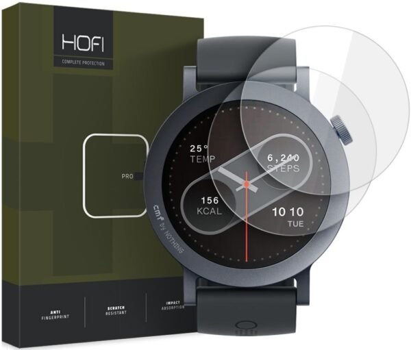 hofi premium pro plus tempered glass antixaraktiko gyali othonis nothing cmf watch pro 2 2 temaxia clear