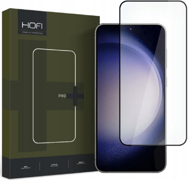 hofi premium pro plus tempered glass fullface antixaraktiko gyali othonis samsung galaxy s23 black