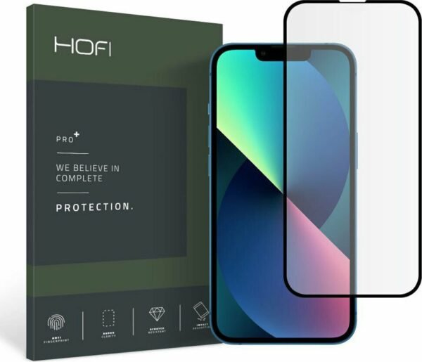 hofi premium tempered glass pro plus fullface antixaraktiko gyali othonis apple iphone 13 13 pro