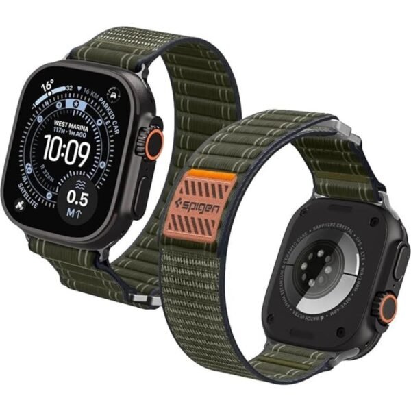 louraki apple watch ultra se 11 10 9 8 7 6 5 4 49 46 45 44 mm spigen wbf0 ifasmatino green