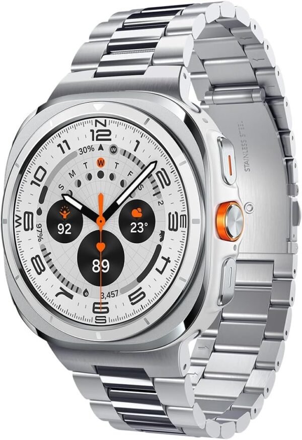 louraki samsung galaxy watch ultra 47mm spigen modern fit 316l apo premium anokseidoto atsali silver 6