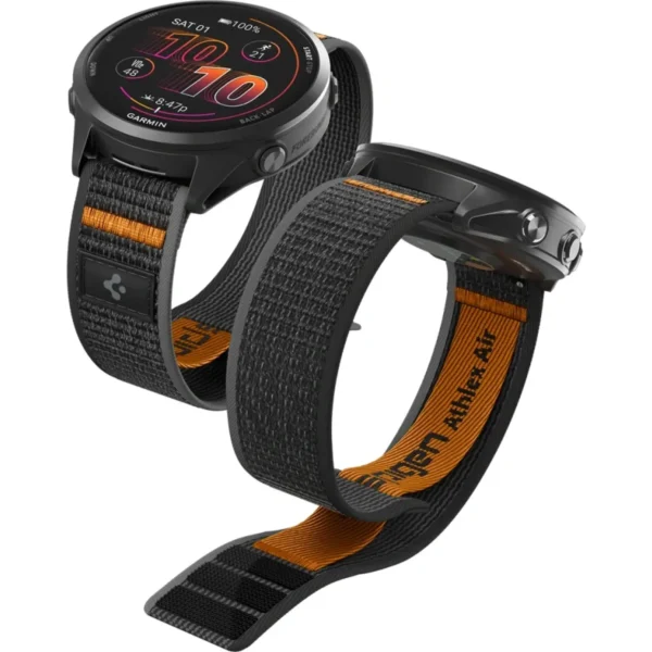 louraki smartwatch 22 mm garmin watch spigen athlex air 2 quick release ifasmatino active black orange 7