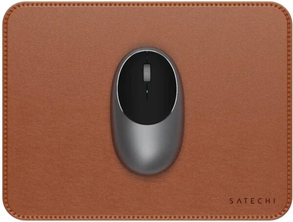 mouse pad satechi vegan leather premium apo vegan derma brown 22