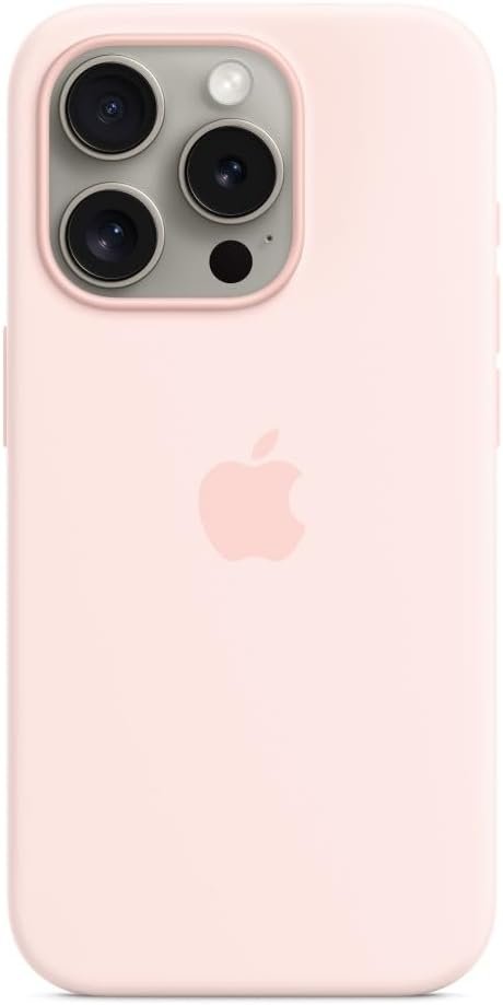 official apple thiki silikonis me magsafe apple iphone 15 pro light pink 5