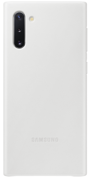 official samsung leather cover dermatini thiki samsung galaxy note 10 white 3