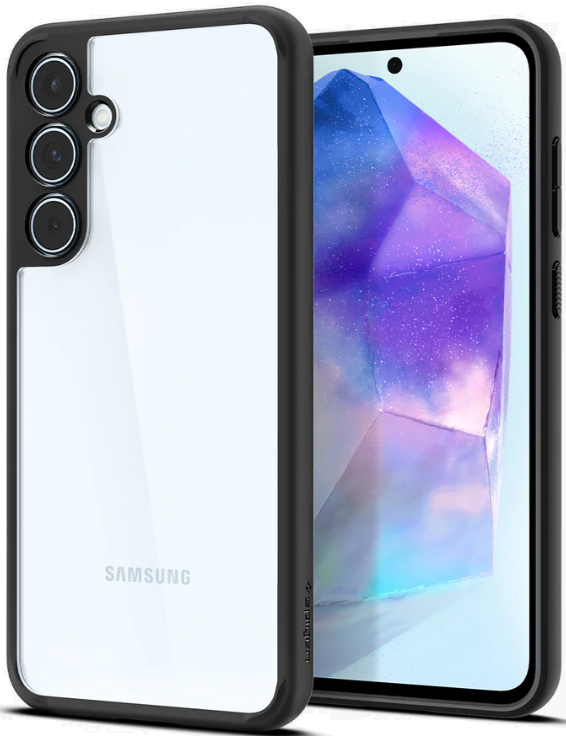 skliri thiki samsung galaxy a55 spigen ultra hybrid matte black