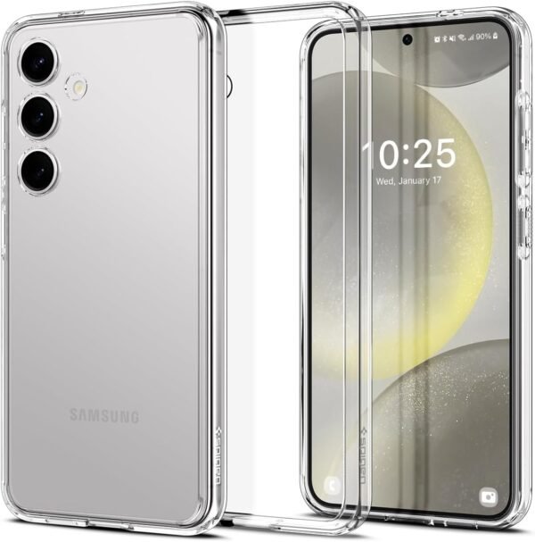 skliri thiki samsung galaxy s24 spigen ultra hybrid crystal clear 14