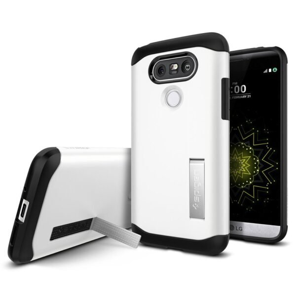 slim armor lg g5 white spigen