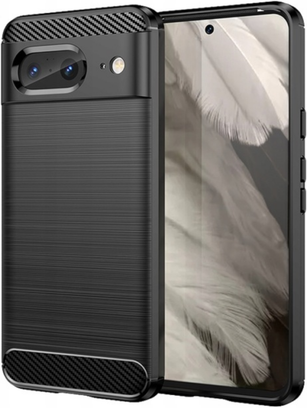 spacecase carbon thiki silikonis google pixel 8 black4