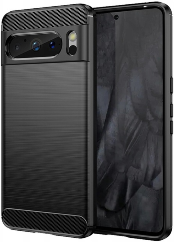 spacecase carbon thiki silikonis google pixel 8 pro black 6
