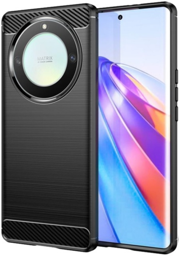 spacecase carbon thiki silikonis honor magic5 lite black 1