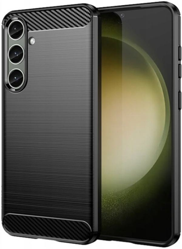 spacecase carbon thiki silikonis samsung galaxy s24 plus black1