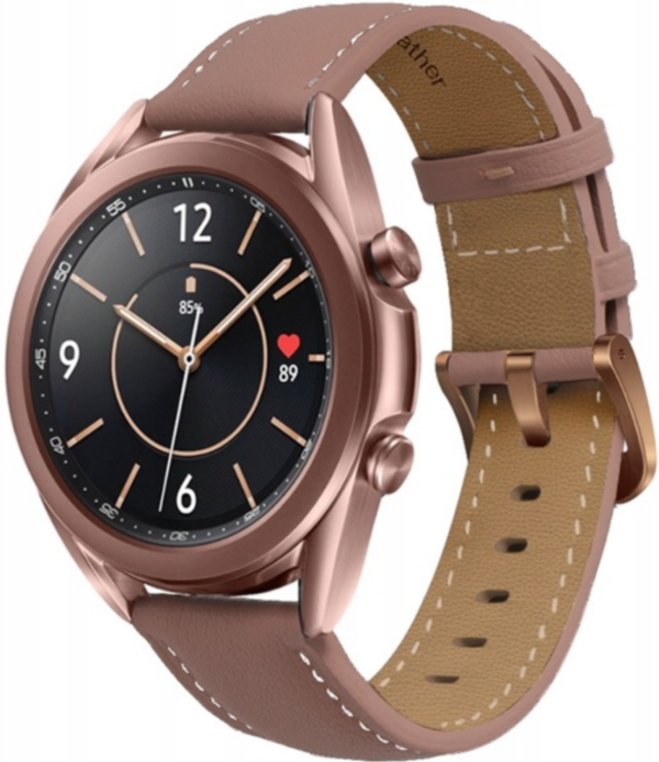 spacecase leather strap universal dermatino louraki gia smartwatches 20 mm pink