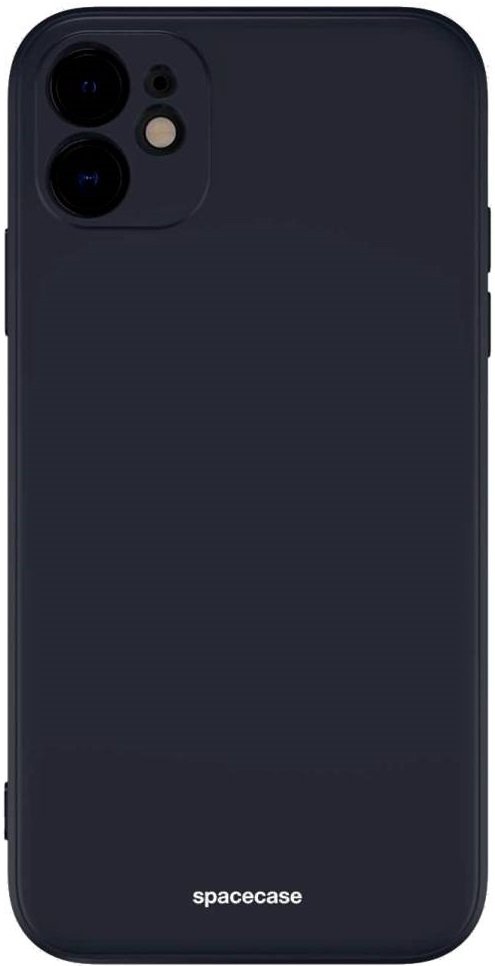 spacecase silicone case thiki silikonis apple iphone 11 black 16