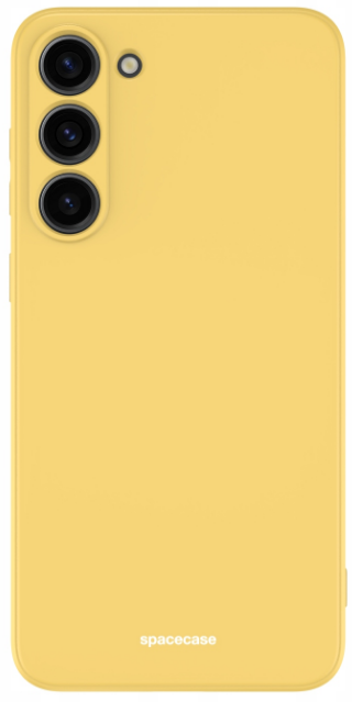 spacecase silicone case thiki silikonis samsung galaxy s23 plus yellow 9