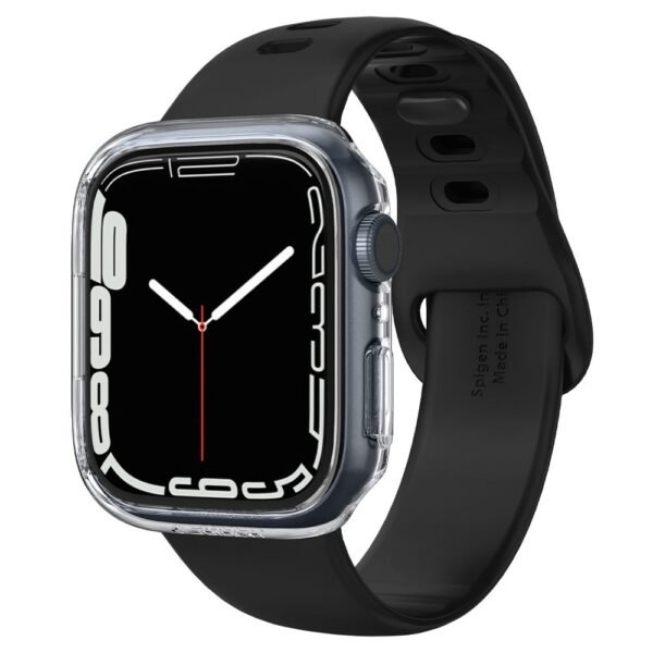 spigen diafani thiki thin fit apple watch 7 45 mm crystal clear