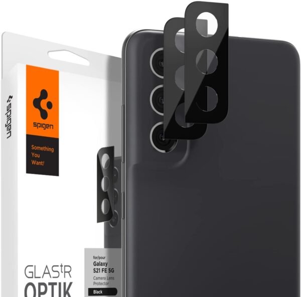 spigen glas tr optik camera lens protector samsung galaxy s21 fe 5g 2 temaxia black
