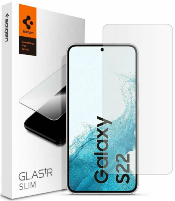 spigen tempered glass glas tr slim hd antixaraktiko gyali othonis samsung galaxy s22 5g clear 9