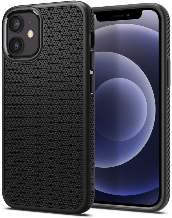 spigen thiki liquid air apple iphone 12 mini matte black
