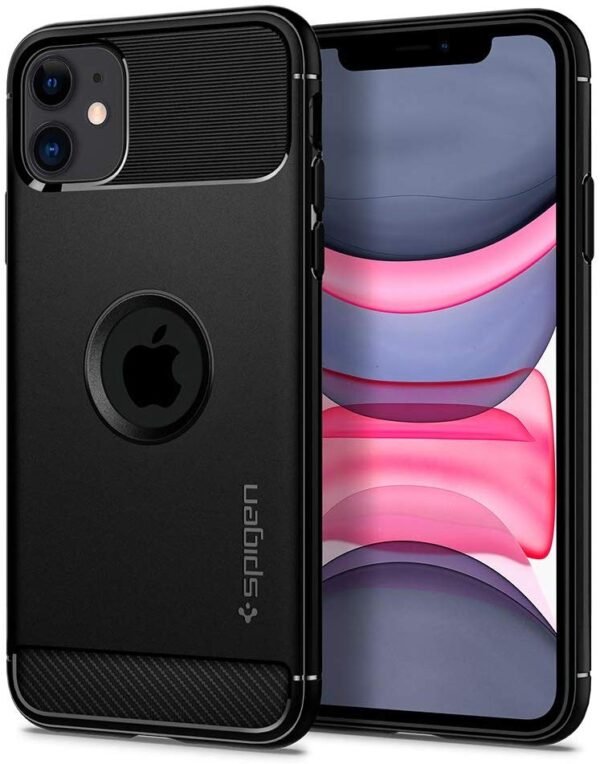spigen thiki rugged armor iphone 11 black