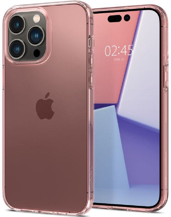 spigen thiki silikonis crystal flex apple iphone 14 pro max rose crystal