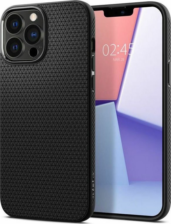 spigen thiki silikonis liquid air apple iphone 13 pro max matte black
