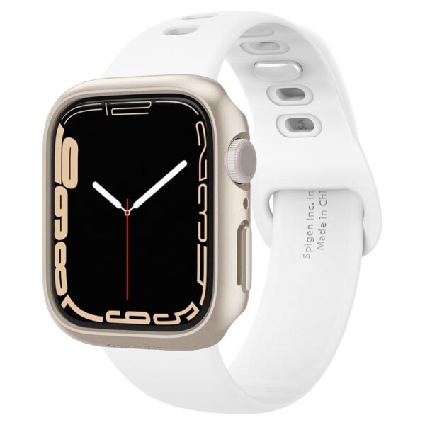 spigen thiki thin fit apple watch 7 41 mm starlight 8